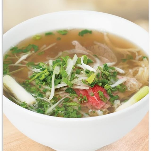 Combination - Rare Steak, Flank, Tendon, Meat Balls Pho.
