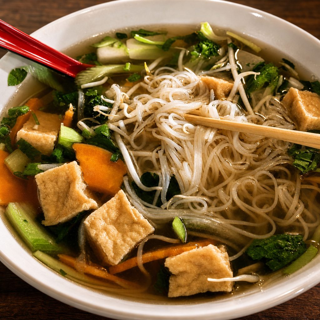Vegetable & Tofu Pho.