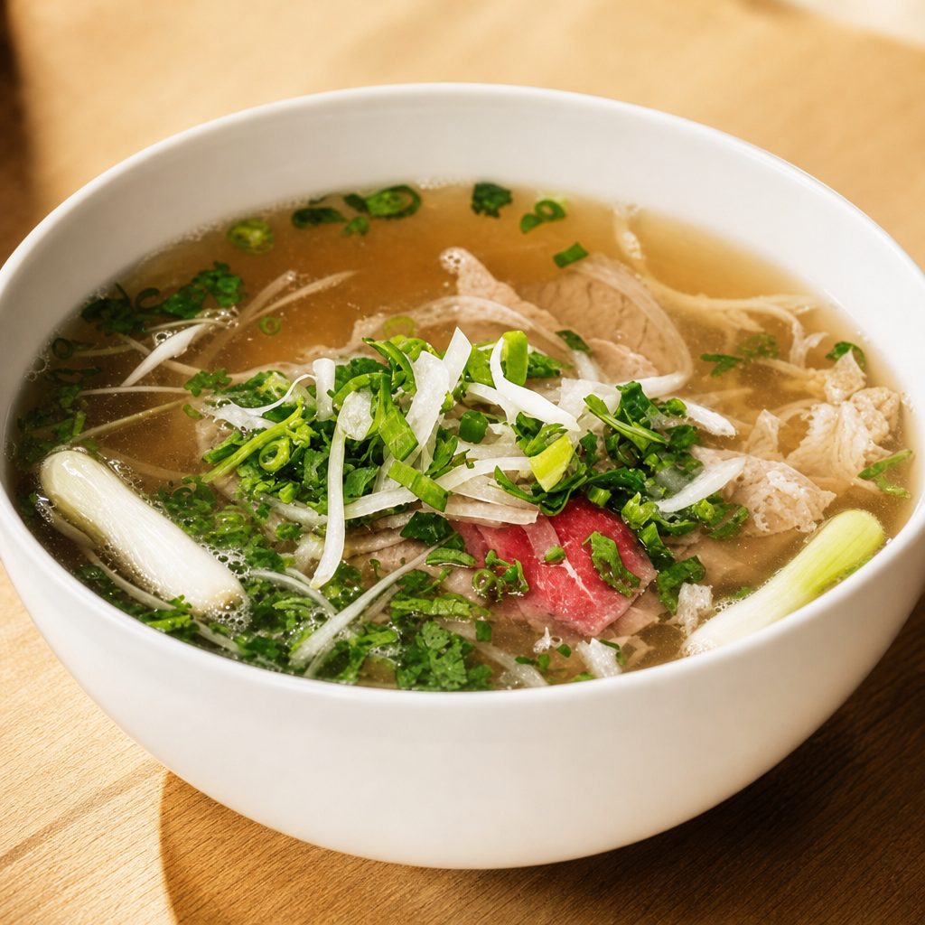 Rare Steak & Brisket Pho.