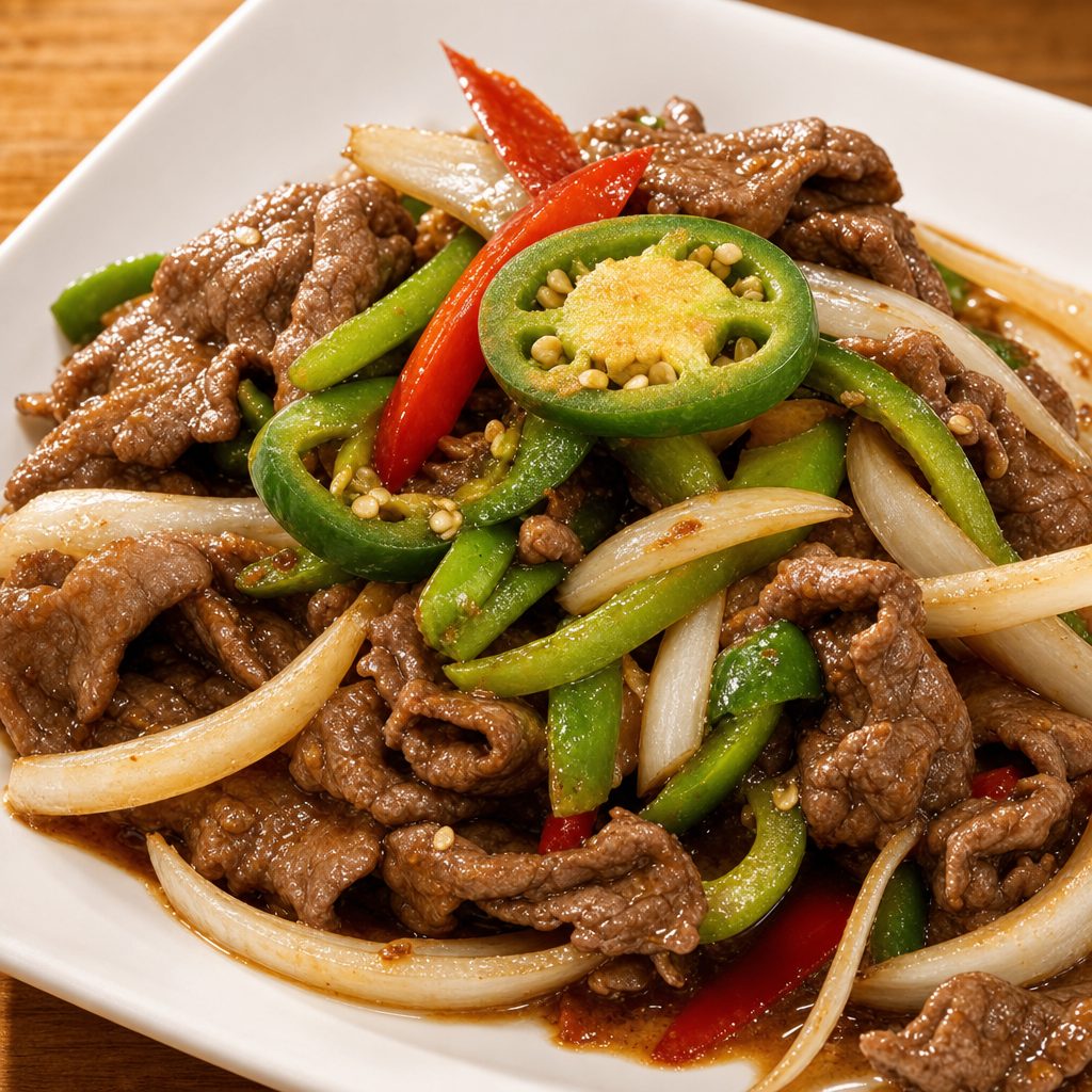 Thai Basil Lemongrass Beef.