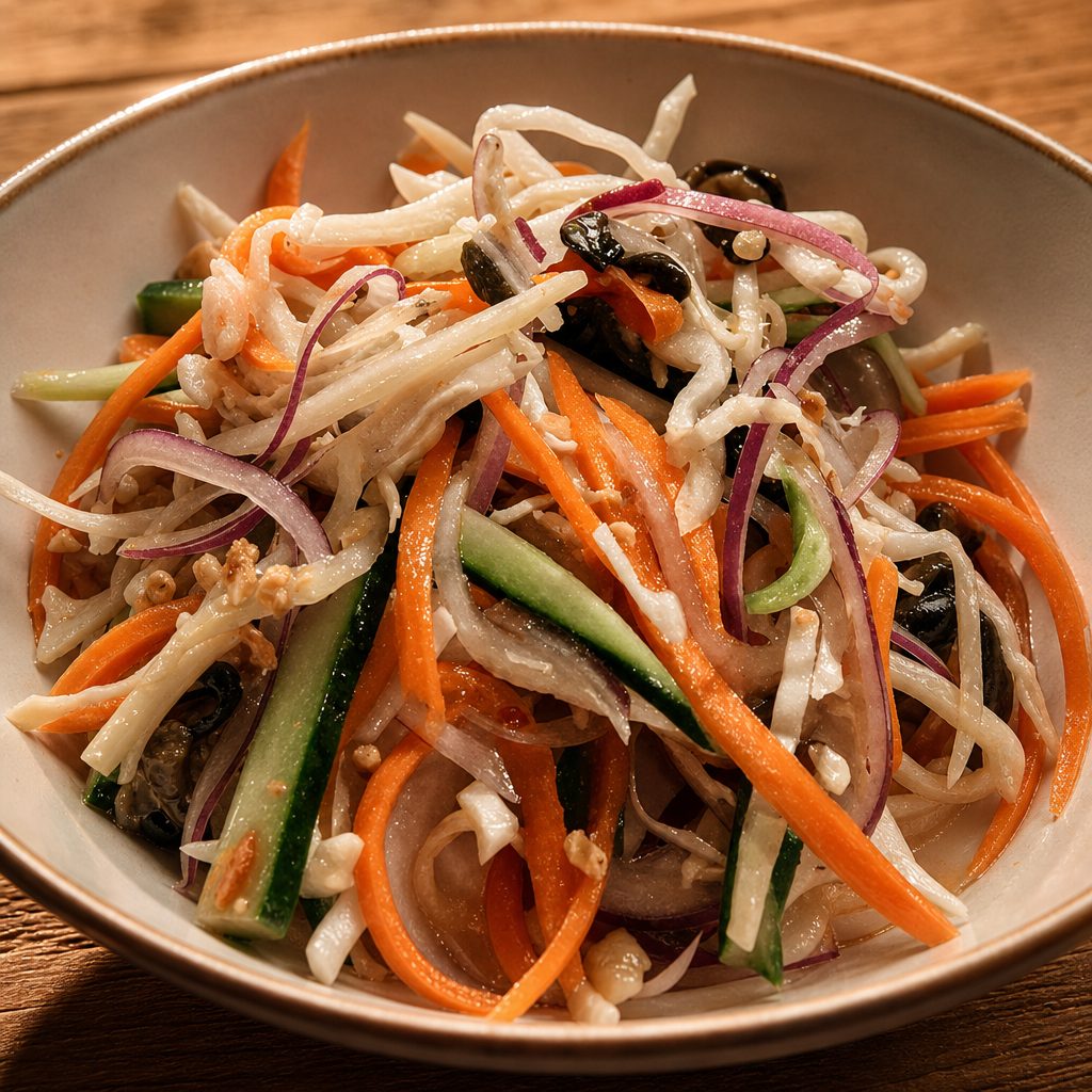 Vegetable Salad with Tofu.