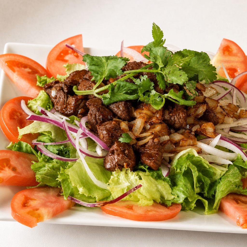 Shaking Tenderloin Beef.
