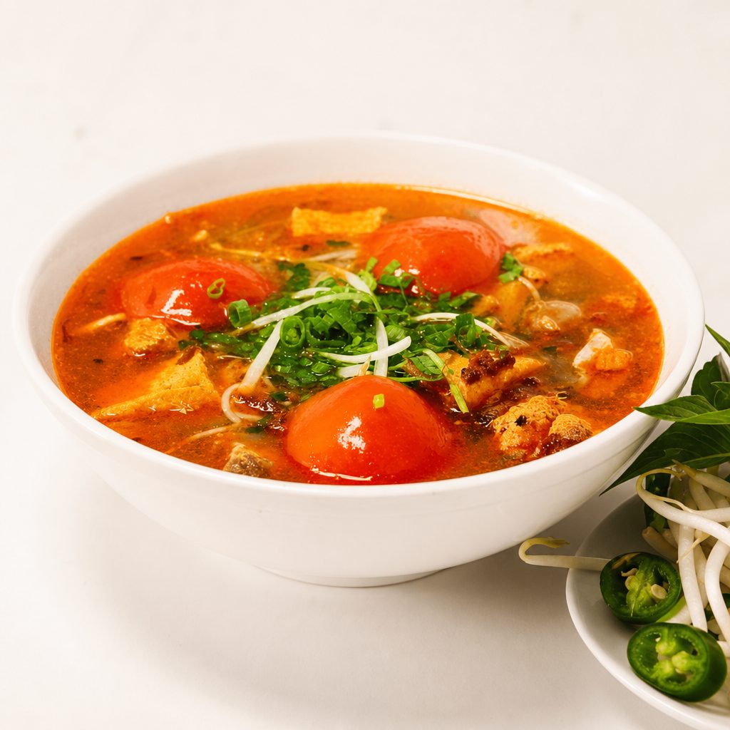 Crab Paste Vermicelli Soup.